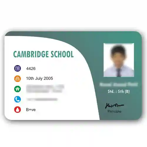 PVC School ID Card