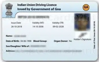 Driving Licence (DL) Pvc Card Print